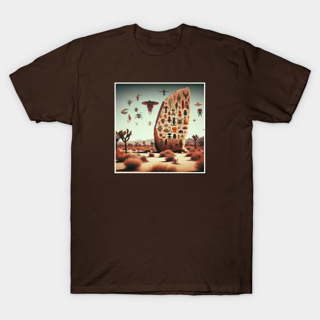 The Living Monolith T-Shirt by Dead Galaxy